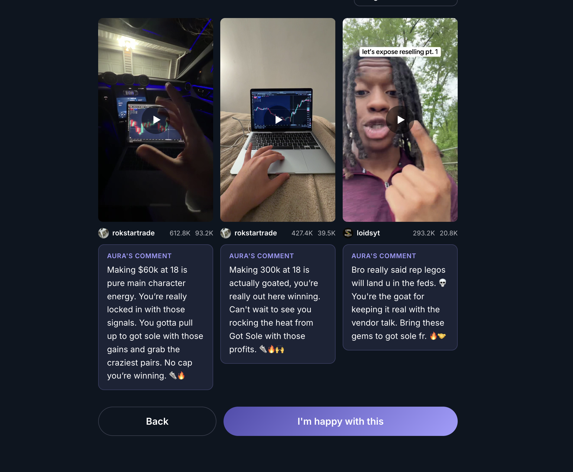 Launch and preview comments